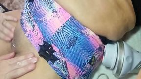Milf gets massage in the ass