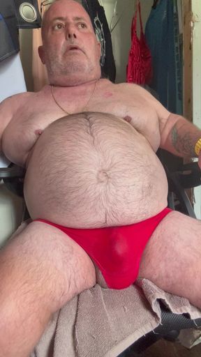 Mark Fletcher Piss Soaked Panties, Precum with Lots of Cum