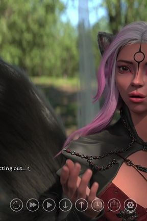 The Seven Realms 65 - Atlas Fucks Kagome From Behind After Handjob