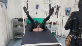 Rubber Sounding and Fisting part 2 - Lady Bellatrix heavy rubber dominatrix and rubber gimp