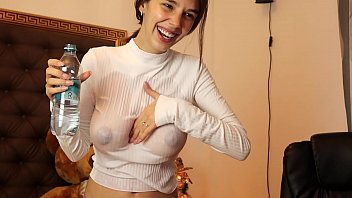 1080 quality girl with huge natural tits play  &mdash; wet shirt
