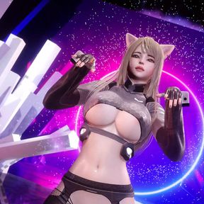 Mmd (G)I-Dle - Tomboy &ndash; Hot Kpop Dance, Ahri, Akali, Evelynn, Kaisa, League Of Legends Kda