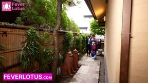 Pale Japanese MILF Landlady Seduced by BBC Guest Passionate Interracial Creampie FeverLotus