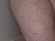 Dadbod Fucks Dildo to Giant Cumshot