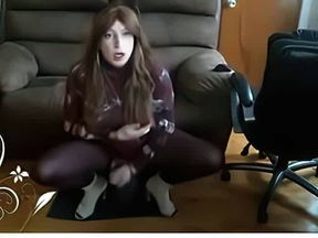 Sabrina's Solo Anal Play with Sex Toy