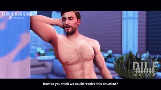 hot older neighbor finds you peeping on him - sims 4 erotic machinima - jackiecoxsims