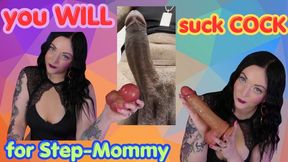 You WILL Suck COCK for StepMom- AVI