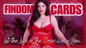 Findom Advent Card Draw 7 My Luck Drains Your Wallet Turning You into My Cash Cow and Pay Piggy copy