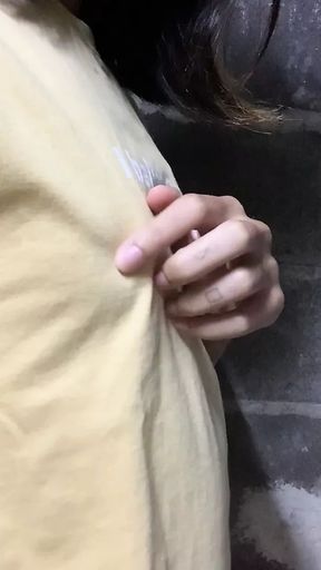 Watch my nipples poking through my t-shirt