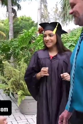 DaughterSwap - Hot Girls Layla London &amp; Nicole Bexley Get Special Gifts For Their Graduation Part1