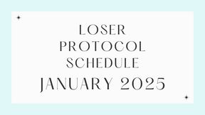 The Loser Protocol Calendar January - Loser Lifestyle 2025 Challenge with Countess Wednesday - Sexual Rejection, Mind Fuck, Reprogramming, Verbal Humiliation, Real Loser Living MP4 1080p