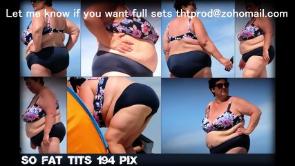 Fantastic Beach Voyeur BBW SSBBW MATURE GRANNY Big Tits Fat Ass All Covers