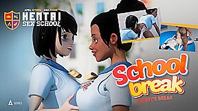 April ONeil & Kira Noir in Hentai Sex School 8: Penny's Break