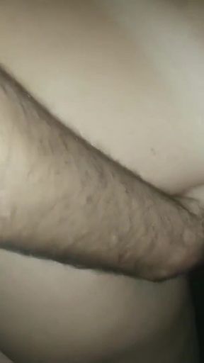 Husband Watching and Films His Wife Moaning Horny While His Friend Fuck with Condoms off