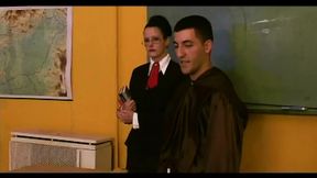 The Teacher Doggy Over the Desk Takes a Nice Cock Actually 2