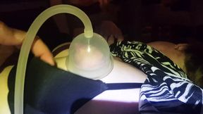 Real Homemade Mobile Video - Sexy Hot Amateur With Great Tits Gets Big Nipples pumped till milk is dropping out
