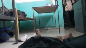 Boy laying on the bed horny and touching himself