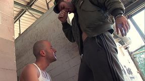 Hung Macho P. Coast breeds Scally Lad in an Army Barrack