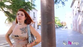 Spanish Shemale Jessica Kate's Outdoor Bench Ass Destroyed Cum Gush