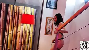 Alluring Dom gives Hand Job and Spanks naughty Slave