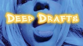 Your anime cat girl blows smoke in your face while staring intently at you