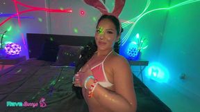 anais amor shows up in crotchless thong and leaves completely soaked!