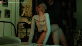 Sims 4 - Horny blonde slut get fucked by the new neighbor, 3D Porn