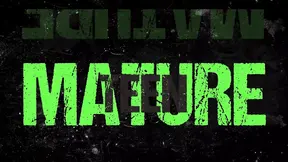 Busty redhead MILF Monica Mayhem gets double cumshots