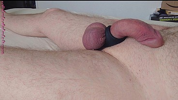 Wichsen mit meinem neuen Cock Ring