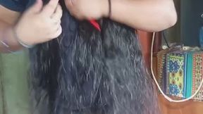 Mi cabello largo en movimiento: peinandolo solo para ti