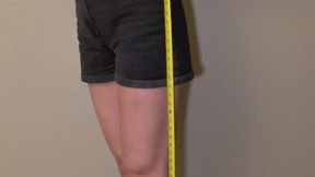 Measuring a 6'7' Woman!