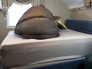 LENGTHY VERSION Humping My Biggest Down bag When Wife is Away. I know it&#039;s Wrong But I Can&#039;t Stop
