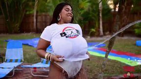 Wet t-shirts fetish softcore video