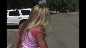 Hot Blonde Sucks a Long Dick Until He Cums in Her Mouth