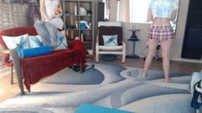 Rare anal show & college girl outfit