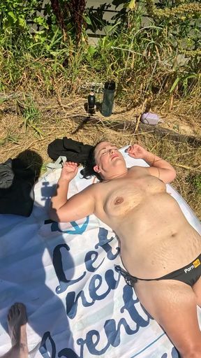 Nude Sunbathing. I Really Want to Encourage Others to Go Offline and Enjoy Real Life