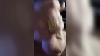 Ample chub blows immense fountain in astounding POINT OF VIEW!