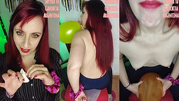 ShyyFxx monta globos y los revienta a sentones - LOONER FETISH