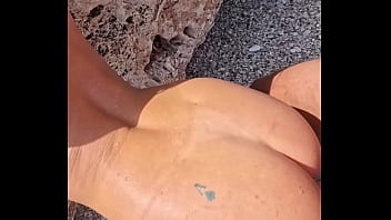 British Redhead&rsquo_s RISKY Beach Blowjob Fuels WILD Doggy &amp_ Cum in Mouth!