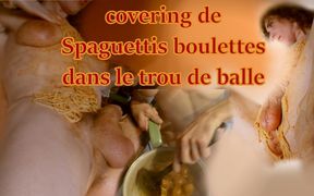 Spaghetti Meatballs Wrap in the Bullet Hole