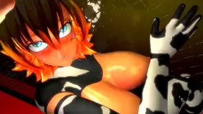 Curvy Anime Beauty Gets Pounded Hard Against the Cage for Anal Ecstasy