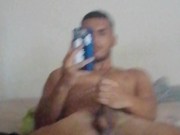 Másturbacion en mi cuarto a solas, mientras me miró al espejo eyaculacion feliz 😈💦💦