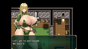 You Can't Corrupt Me! Naive Elf [ TABOO Hentai Game ] Ep.2 her boobs are to big for the bunny suit craftman !