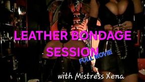 LEATHER BONDAGE SESSION (24+Mins)