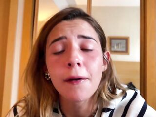 Agatha Vega gives a palatable fellatio to Christian Clay who cums on his face