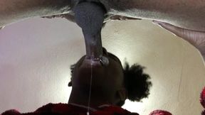 No Hands Sloppy BBC Deepthroat Cumming in My Mouth