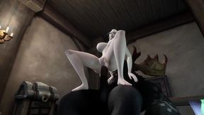 sexy hot mage rides minotaur dick - warcraft hentai