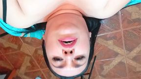 While the Cuckold Is at Work, Stepmother Rides Her Stepson's Cock and Fills Her Pussy with Cum