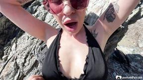 ”Beautiful Babe at the beach wanted some hard sex”