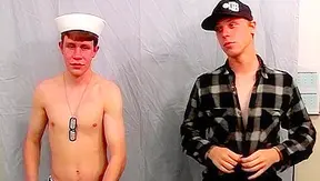 Sailor Boy Justin Craves Multiple Gay Orgasms
